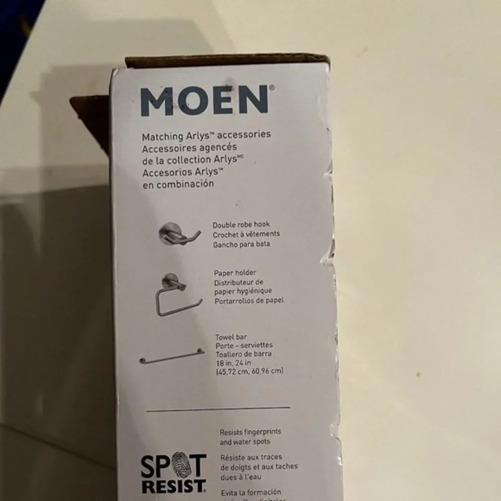 Moen Brushed Nickel Hand Towel Bar‎ (new)